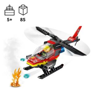 LEGO City Fire Rescue Helicopter 60411